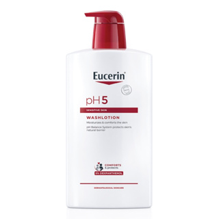 Eucerin Ph5 Sensitive Skin Wash Lotion 1000 ML. ยูเซอริน พีเอช5 เซ็นซิทีฟ สกิน วอชโลชั่น 1000 มล.