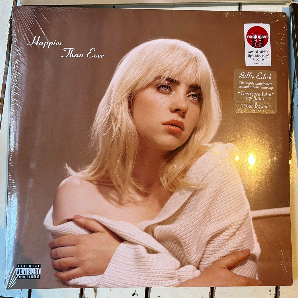 แผ่นเสียง Billie Eilish Happier Than Ever (Vinyl Exclusive Target) Shopee Thailand