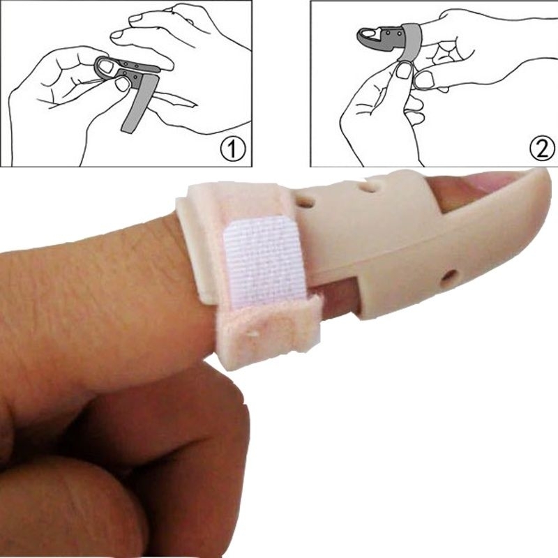เบอร์4-1ชิ้น-เฝือกดามนิ้วพลาสติก-ที่ดามนิ้ว-ที่ดัดนิ้ว-ป้องกัน-และรักษาอาการบาดเจ็บ