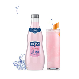 ภาพขนาดย่อของภาพหน้าปกสินค้าLorina Pink Lemonade 330ml x 6  ลอริน่า พิงค์เลมอนเนด เครื่องดื่มกลิ่นเลมอนและมะนาวผสมโซดา ขนาด 330 มล. (แพ็ค 6 ขวด) จากร้าน gds_official บน Shopee ภาพที่ 2