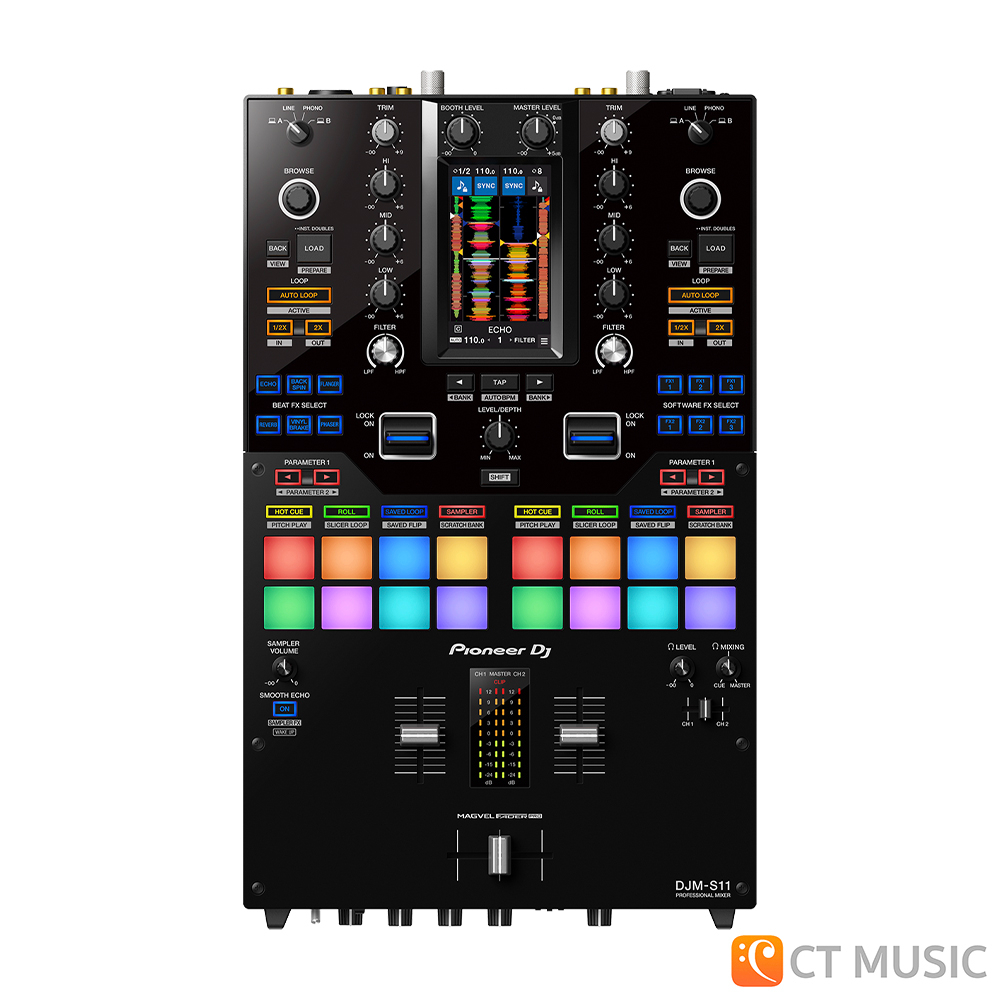 ใส่โค้ดลด-1000บ-pioneer-djm-s11-mixer-dj-contoller-ดีเจ-คอนโทรลเลอร์