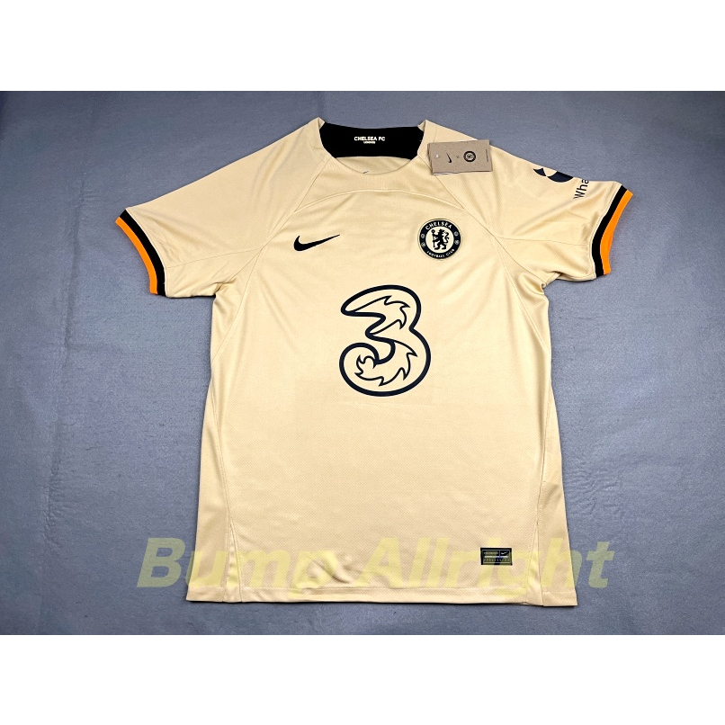 เสื้อฟุตบอล-เชลซี-เทิร์ด-chelsea-2022-สีทอง-สุดเท่ห์
