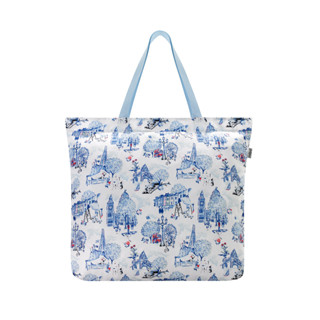 Cath Kidston Large Foldaway Tote  30 Years London Toile Cream