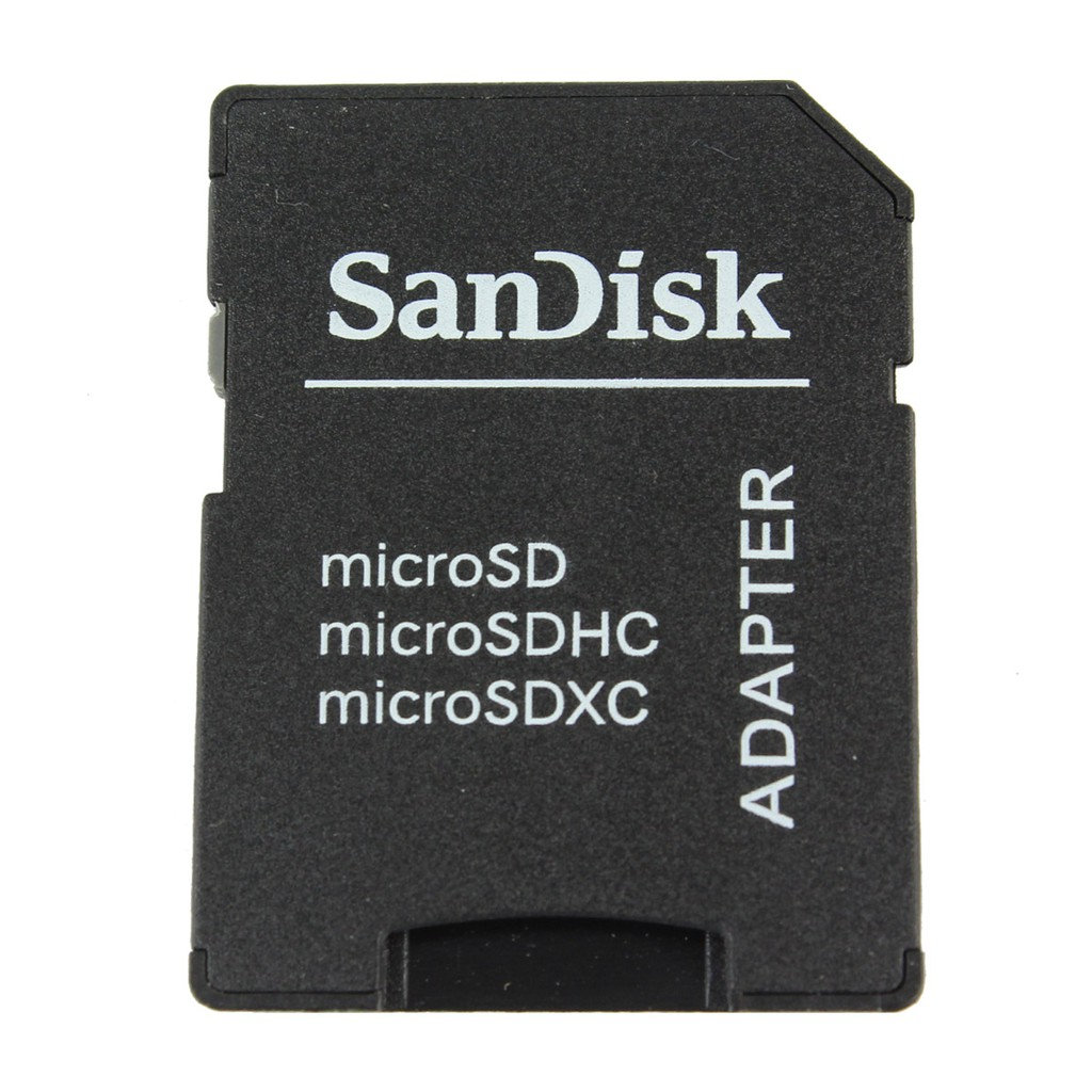 ภาพหน้าปกสินค้าแท้ 100% Sandisk Adapter Micro SD to Full SD adapter ตัวแปลง SD สำหรับอ่าน Micro SD card จากร้าน tistyherb บน Shopee