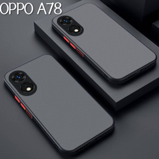 OPPO A38/A18/A58 4G/A78 4G/Realme C53/C51เคสขอบนิ่มหลังแข็งขุ่นคลุมกล้องA98 5G/Realme C55/Reno 8T 5G/A78 5G/A58 5G