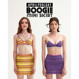 APRILPOOLDAY BOOGIE MINI SKIRT