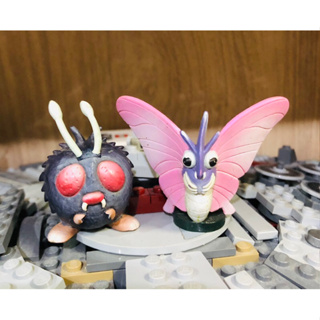 Pokemon Venonat and Venomoth TOMY Nintendo CGTSJ Vintage Figures #โปเกม่อน