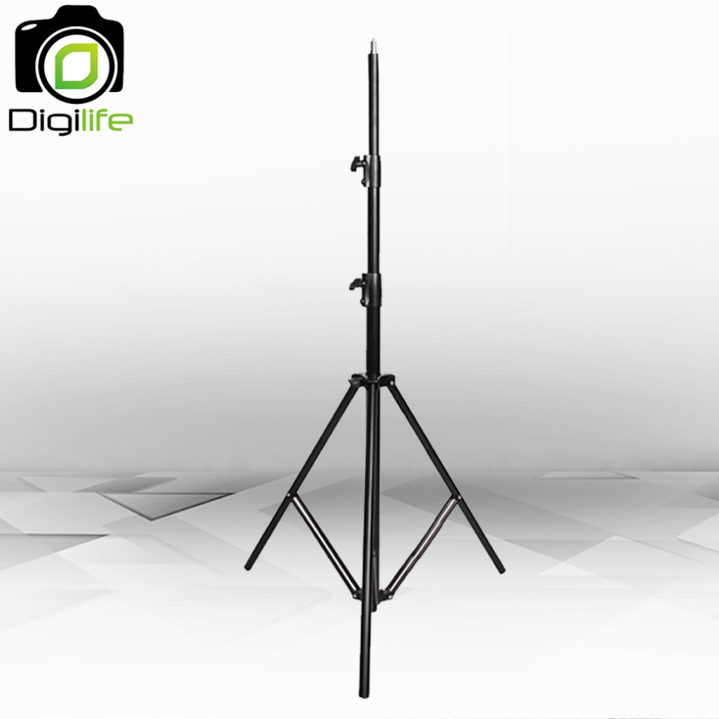 tripod-light-stand-280-cm-สีดำ-ขาตั้ง-โช๊คสปริง-ขาตั้งแฟลช-ขาตั้งไฟ-digilife-fortune