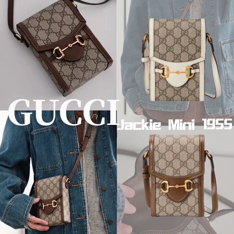 กุชชี่-gucci-1955-กระเป๋า-messenger-กระเป๋าโทรศัพท์มือถือ-กระเป๋าสะพาย-ตัวแทนจัดซื้อของแท้