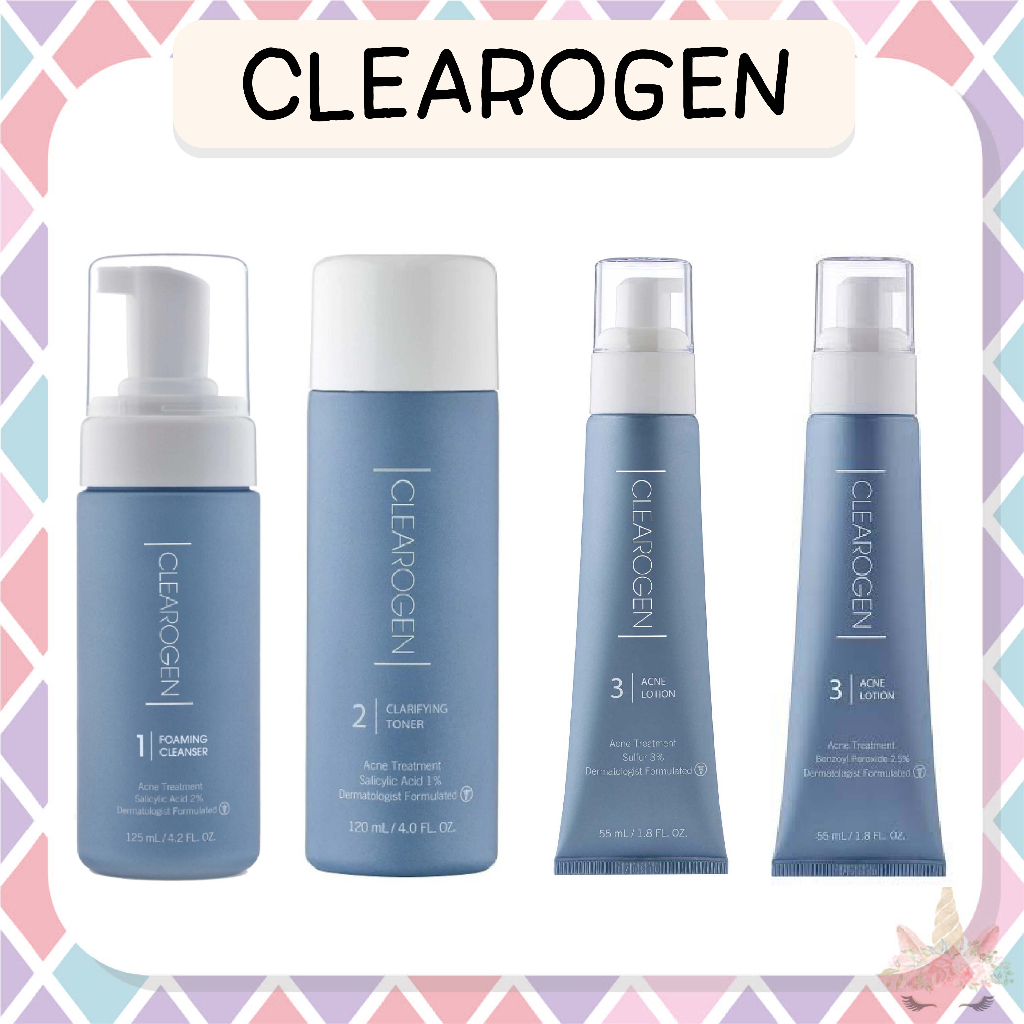 *พร้อมส่ง/ของแท้‼️* Clearogen Acne Foaming Cleanser/ Clarifying Toner ...