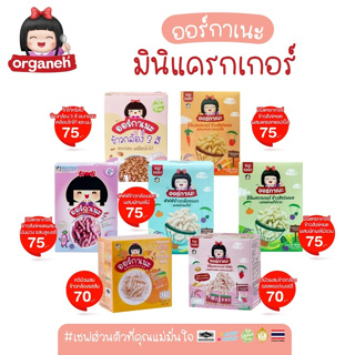 ขนมออร์กาเนะ มินิแครกเกอร์ Organeh ขนมฝึกเคี้ยวสำหรับเด็ก 6 เดือนขึ้นไป มีครบทุกรส