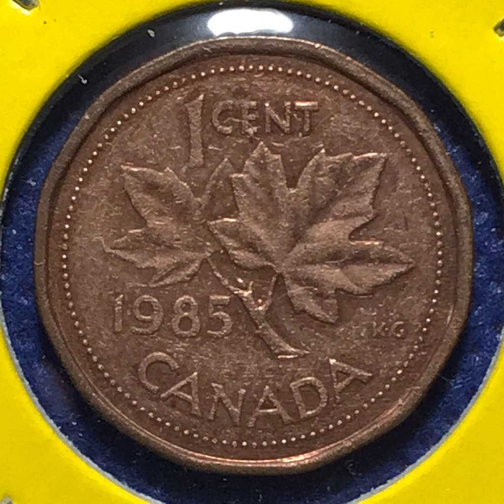 เหรียญรหัส15632-ปี-1985-แคนาดา-1-cent-เหรียญต่างประเทศ-เหรียญสะสม-เหรียญหายาก