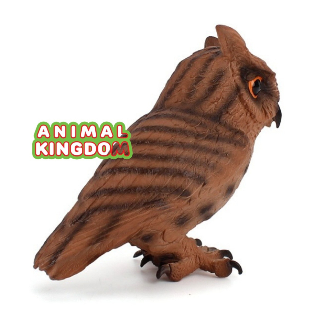 animal-kingdom-โมเดลสัตว์-นกฮูก-นกเค้าแมว-สีน้ำตาล-ขนาด-12-00-cm-จากสงขลา