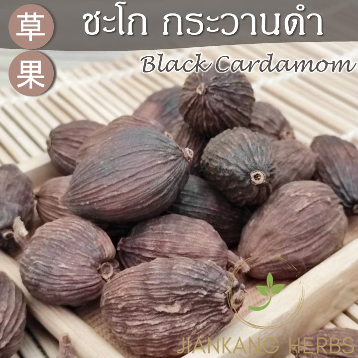 ชะโก กระวานดำ 100 250 กรัม Black Cardamom เฉ่าโก่ว ลูกเฉาก๊วย 草果 Tsaoko ...