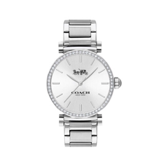 🔥 Coach Ladies Madison Silver Band White Dial Stainless Steel Watch 14503577