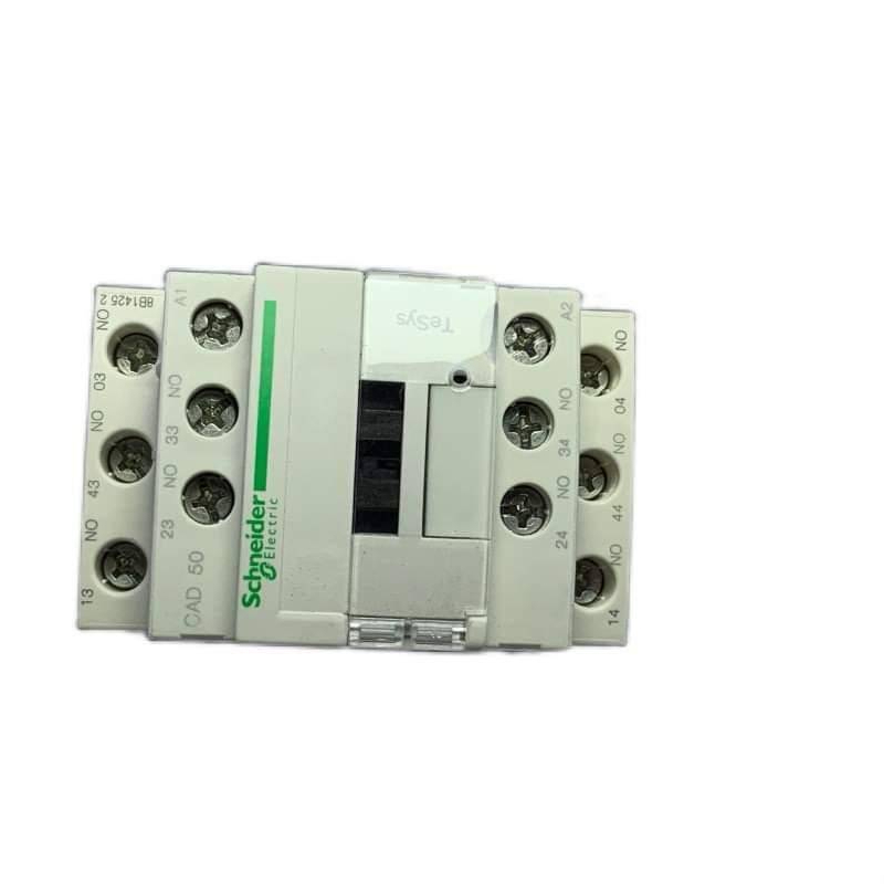 schneider-electric-cad50f7-control-relay-5no-10-a-ชไนเดอร์-รุ่นหน้าสีขาว-ของแท้มีกล่อง