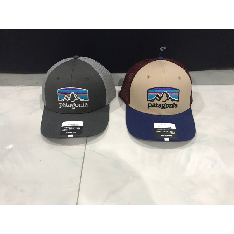 ของแท้-หมวก-patagonia-fitz-roy-horizons-trucker-hat-พร้อมส่ง