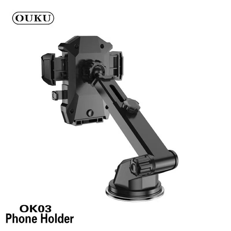 ouku-รุ่น-ok03-ที่จับโทรศัพท์-ที่ยึดมือถือ-ในรถยนต์-กับคอลโซล-หรือกระจก-แท้พ้รอมส่ง-240266