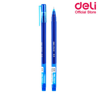 Deli G62 Gel Pen ปากกาเจล 0.5mm (แพ็ค 1 แท่ง) มีให้เลือก 2 สี ปากกา อุปกรณ์การเรียน เครื่องเขียน ราคาถูก ปากกาหัวโต