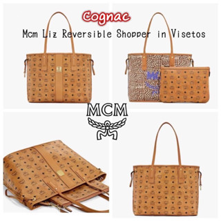 💕 Mcm Liz Reversible Shopper in Visetos เกรดเทียบแท้