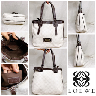 👝: LOEWE Begie Canvas Logo Shoulder Bag แท้💯%