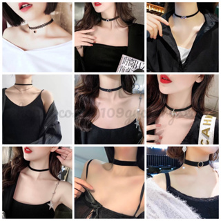 🔥Hot🔥Choker สร้อยโชคเกอร์ สร้อยติดคอ เครื่องประดับสำหรับผู้หญิง