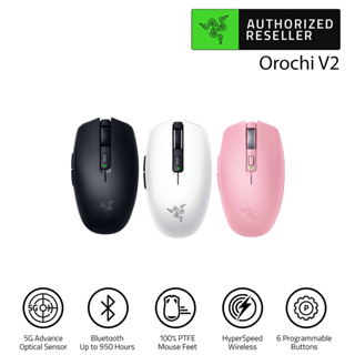 สินค้า Razer Orochi V2 Mobile Wireless Gaming Mouse with HyperSpeed Wireless & Bluetooth Mechanical Mouse (เมาส์เกมมิ่งไร้สาย)