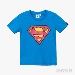 DOSH BOYS T-SHIRTS SUPERMAN เสื้อยืดคอกลม เด็กชาย FSBT5030-BU
