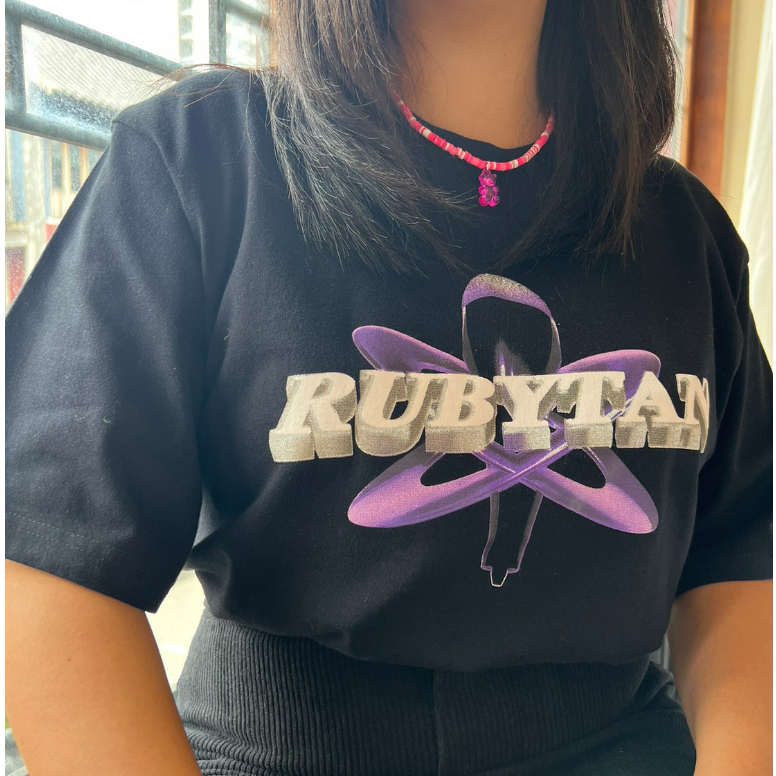เสื้อยืด T-Shirt Over size Ruby Tan-Black | Shopee Thailand
