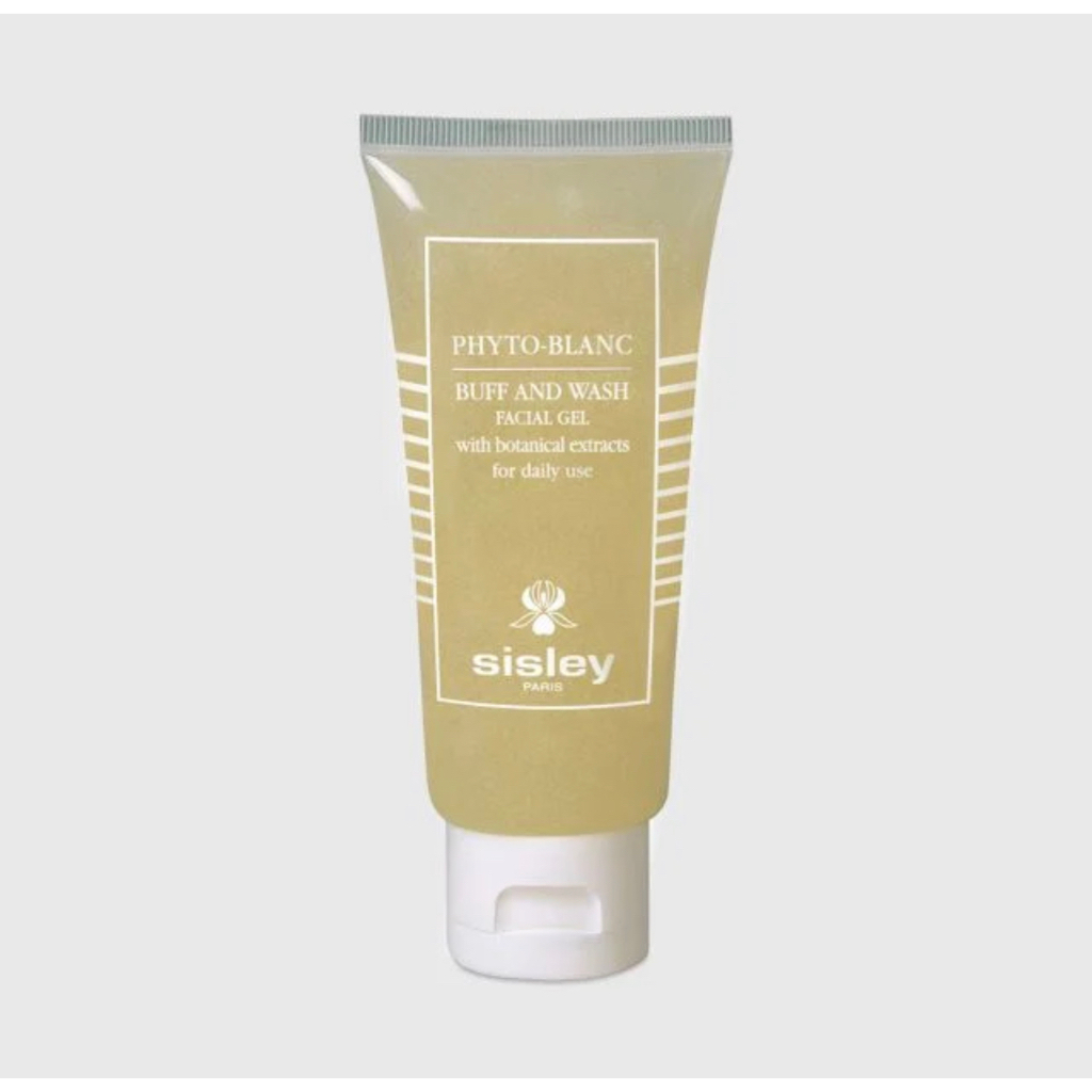 สินค้าเคาเตอร์แท้-สครับสูตรอ่อนโยน-sisley-phyto-blanc-buff-and-wash-facial-gel