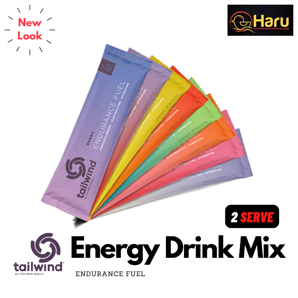 ภาพหน้าปกสินค้า** New Look** Tailwind Nutrition - 2 serve (เทลวินด์ นูทริชั่น) ผงผสมน้ำให้พลังงานและเกลือแร่ จากร้าน haru_runningwarehouse บน Shopee