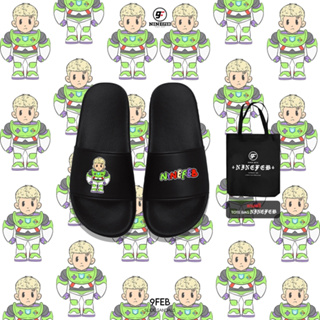 9FEB AX037 slide sandals รองเท้าแตะลาย Astronaut Boy