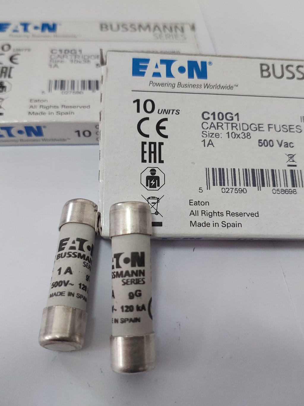 eaton-ceramic-cartridge-fuse-10-x-38mm-1a-500vac-bussmann-series-c10g1-ราคาต่อ1ชิ้น