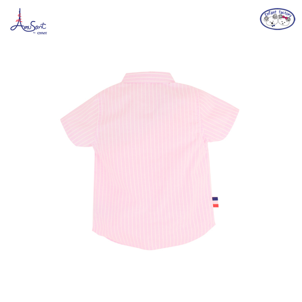 amusant-เสื้อเชิ้ตผ้าออกฟอร์ดลายทางเด็กผู้ชาย-eh2b65