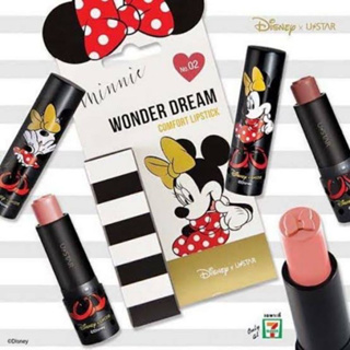Minnie Wonder Dream Comfort Lipstick          ลิปสติกเนื้อซาติน ให้ลุคที่เรียบหรู พิกเมนต์แน่น สีสวยคมชัด 💋💄