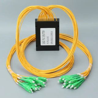 PLC SPLITTER FIBER OPTIC SC/APC 1:32 Single mode อุปกรณ์แยกสัญญาณแสง 1 ออก 32 (แบบสาย)รหัสSC68