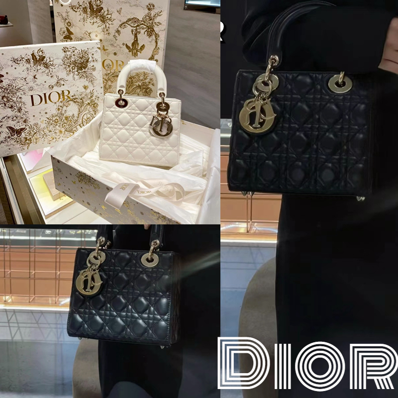 ดิออร์-dior-small-lady-dior-my-abcdior-กระเป๋าถือ-กระเป๋าสตรี-ใหม่ล่าสุด-ยุโรปแท้100