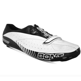 รองเท้าเสือหมอบ BONT รุ่น BLITZ ASIAN สีขาวคาดดำ Size US 10.5 ของแท้ 100% (ลดล้างสต๊อก)
