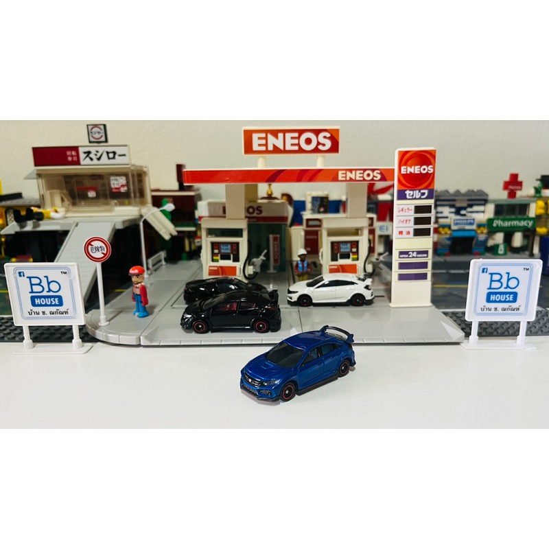 set-box-model-tomica-honda-civic-type-r-collection-acrylic-collection-box