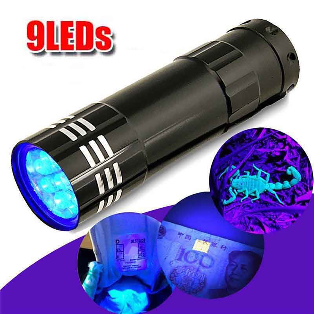 ne-mini-aluminum-multifunction-uv-ultra-violet-9-led-flashlight-torch-light-lamp