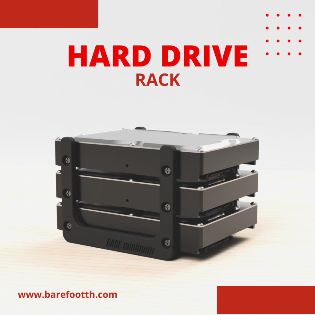 ที่ใส่ harddisk ฮาร์ดดิสก์ BARE minimum hard drive rack | Shopee Thailand
