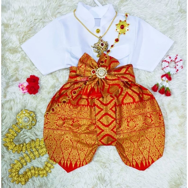 ชุดไทยราชประแตนเด็กชาย-พร้อมส่ง-si