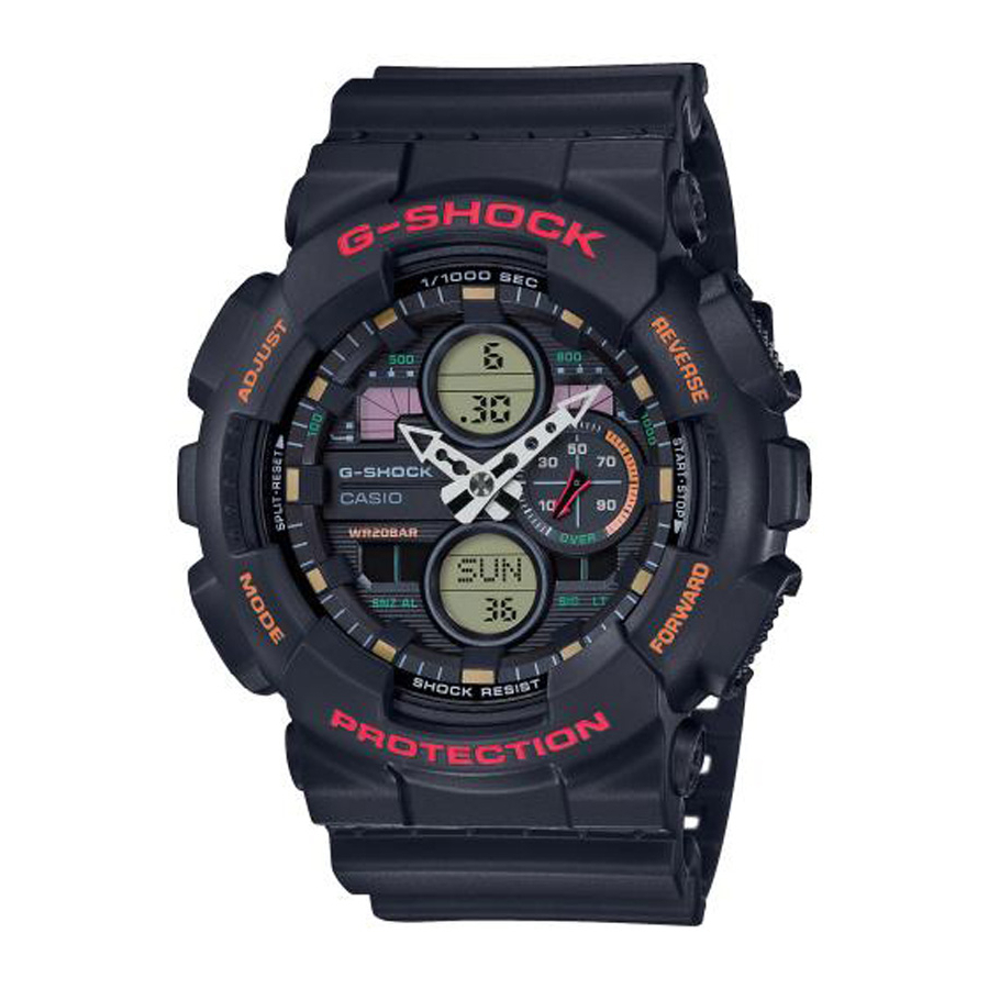 ผ่อนเดือนละ349-casio-g-shock-ga-140-1a4-ของแท้-100-พร้อมส่ง-ประกัน-1-ปี