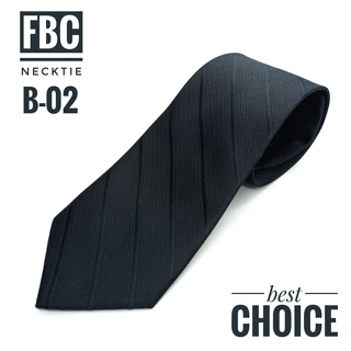 B-02 เนคไทแบบซิป ไม่ต้องผูก Men Zipper Tie Lazy Ties Fashion (FBC BRAND)ทันสมัย เรียบหรู มีสไตล์