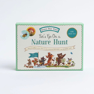 [เกมส์] Lets Go on a Nature Hunt game card cards the little book of joy slow down if you down the woods today book