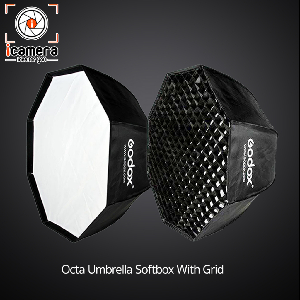 ภาพสินค้าGodox Softbox SB-GUE 120 cm. With Grid - Octa Umbrella Softbox จากร้าน icamera_gadgets บน Shopee ภาพที่ 1