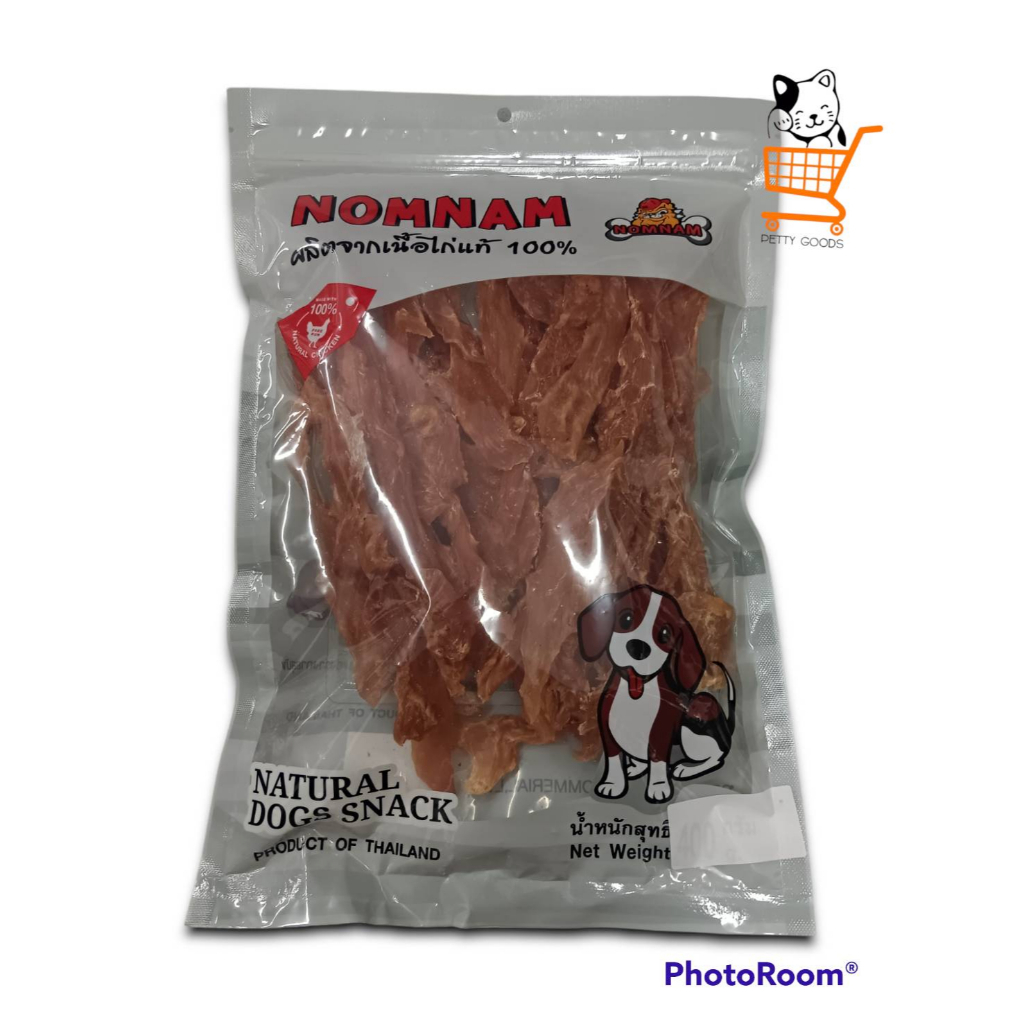 nomnam-สันในไก่แผ่น-320กรัม-ขนมสำหรับสุนัข