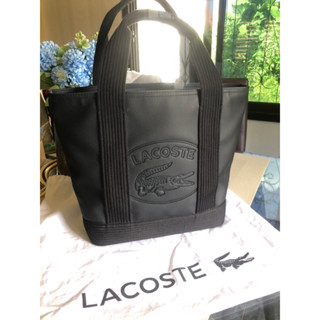 Used LACOSTE Classic Tote bag สีดำ