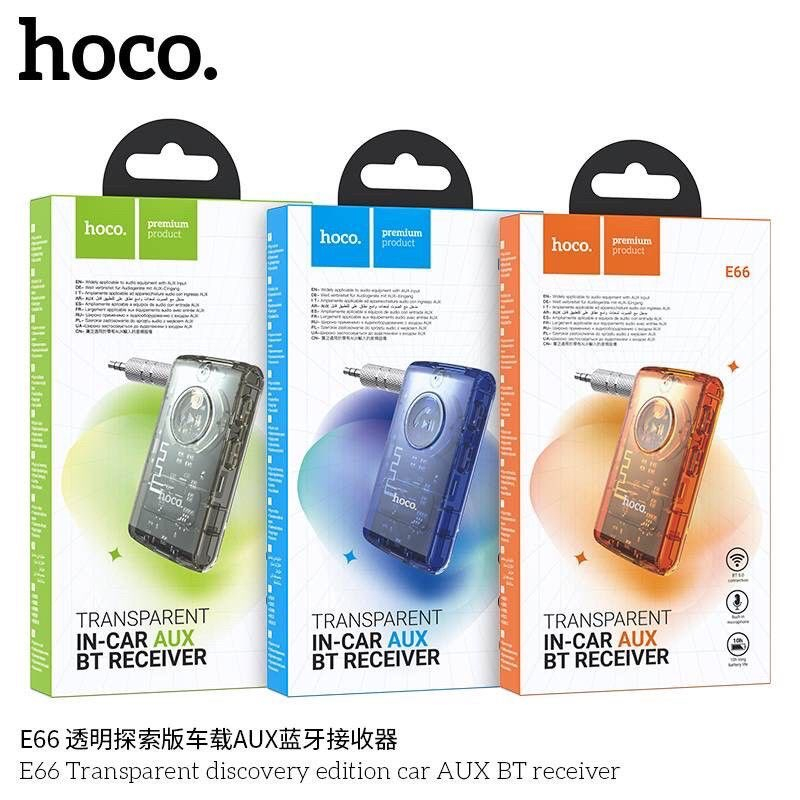 hoco-e66-car-bluetooth-aux-receiver-บลูทูธในรถยนต์-เชื่อมต่อลำโพงในรถ