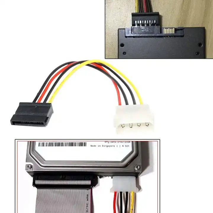 สาย-molex-4-pin-to-sata-15-pin-สาย-sata-สายต่อ-hdd-ฮาร์ดดิส-harddisk